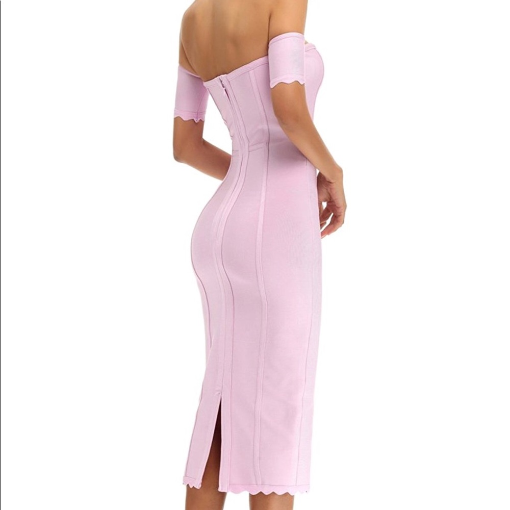 Pink/lilac beautiful dress size s/m - Picture 3 of 4